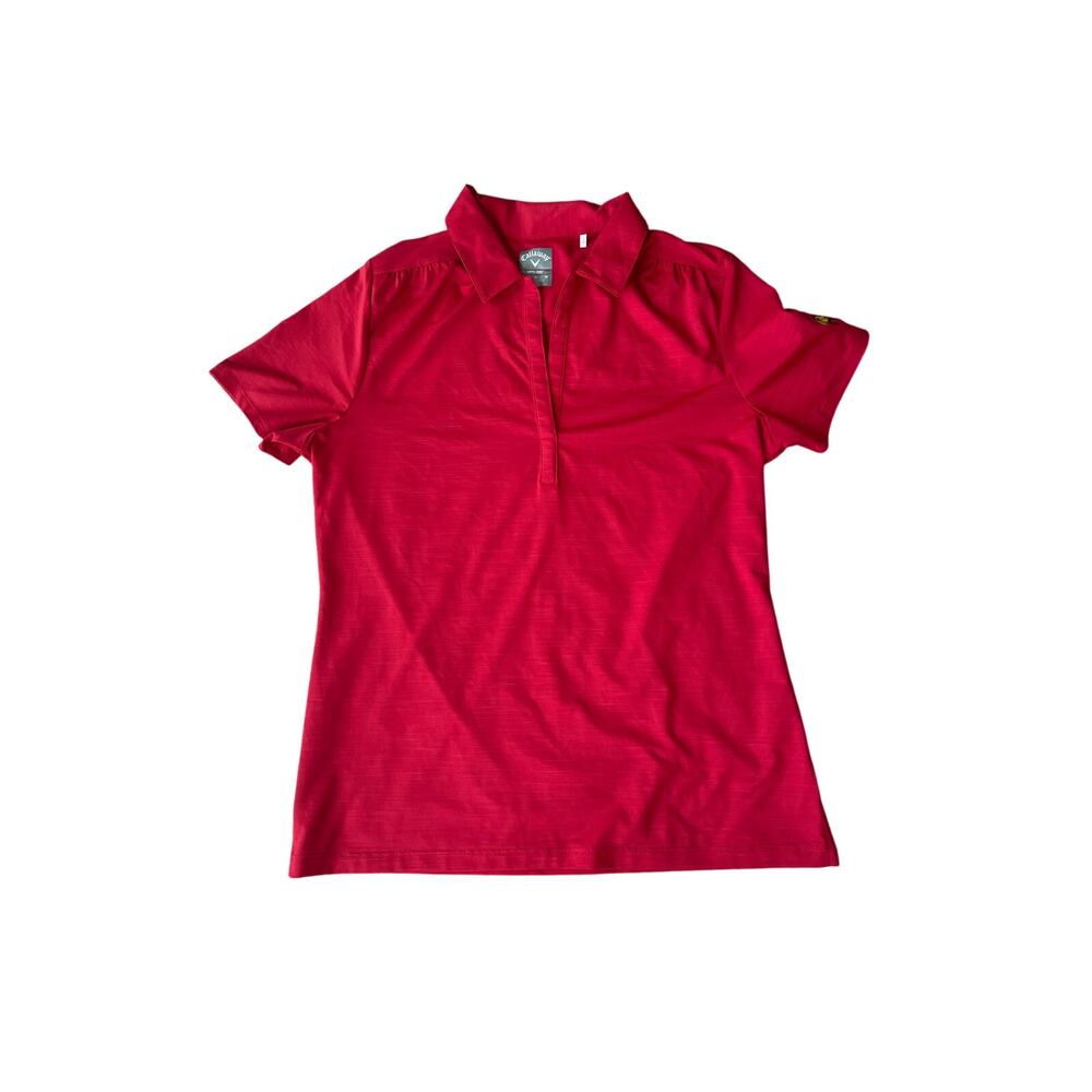 Women’s size M Callaway Golf Polo Shirt Red